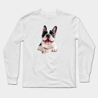 Boston Terrier Art Long Sleeve T-Shirt